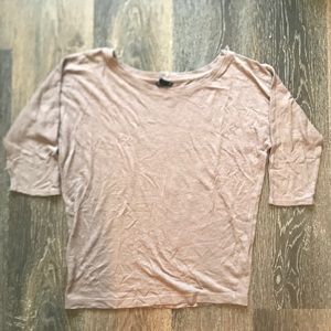 CLUB MONACO Button Back Quarter Sleeve shirt